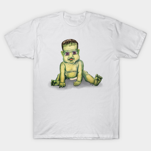 Baby Frankenstein's Monster T-Shirt-TOZ